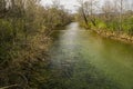 Springtime View of the Roanoke River - 2 Royalty Free Stock Photo