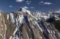 Rugged Snowcapped Mountain Peaks Kananaskis Country Alberta Canadian Rockies