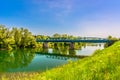 Springtime in zeal, river Kupa.