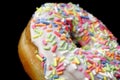 Sprinkle doughnut Royalty Free Stock Photo