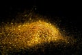 Sprinkle glitter gold dust
