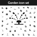 Sprinkler irrigation icon. Garden icons universal set for web and mobile