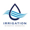 Sprinkler and Irrigation Logo Vector Inspiration