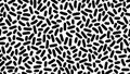 Black and white seamless sprinkles pattern