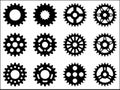 Sprocket wheel icons