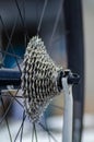 sprockets of a bicycle, advanced bicycle gearing system of a road racing bicycle