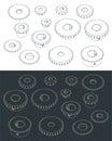 Sprockets isometric blueprints