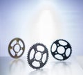 Sprockets or motorcycles sprockets or gears Royalty Free Stock Photo