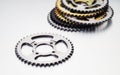 Sprockets or motorcycles sprockets or gears Royalty Free Stock Photo