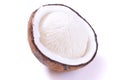 Sprouted coconut meat Royalty Free Stock Photo