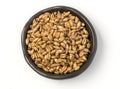 Sprouted wheat germ in a bowl Royalty Free Stock Photo