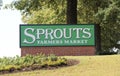 Sprouts Farmer's Market Sign Royalty Free Stock Photo