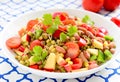 Sprouts salad- mung beans/green gram