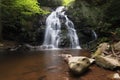 Spruce Flats Falls in the Smoky Mountains. Royalty Free Stock Photo