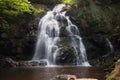 Spruce Flats Falls in the Smoky Mountains. Royalty Free Stock Photo