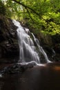 Spruce Flats Falls in the Smoky Mountains. Royalty Free Stock Photo