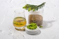 Spruce tips syrup or liqueur