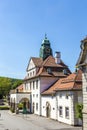 Sprudelhof in Bad Nauheim in summer Royalty Free Stock Photo