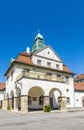 Sprudelhof in Bad Nauheim in summer Royalty Free Stock Photo