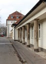 Sprudelhof, mineral waters spa complex, external colonnade of the Bathhouse 7, Bad Nauheim, Hesse, Germany Royalty Free Stock Photo