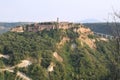 The rock spur of Civita Castellana in Lazio - Italy