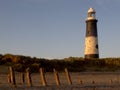 Spurn Point lighthouse Royalty Free Stock Photo