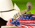 Spurred Patriotic Royalty Free Stock Photo