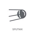 Sputnik icon. Trendy Sputnik logo concept on white background fr