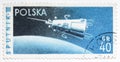 Sputnik 3, Satelites serie, circa 1959 Royalty Free Stock Photo