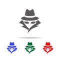 Spy, agent icon. Elements of cyber security multi colored icons. Premium quality graphic design icon. Simple icon for websites, we