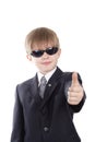 Spy kid Royalty Free Stock Photo