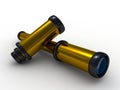 Spyglass pirate Scope Monocular Royalty Free Stock Photo