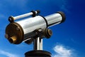 Spyglass in the sky Royalty Free Stock Photo