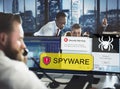 Spyware Computer Hacker Virus Malware Concept