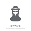 Spyware icon. Trendy Spyware logo concept on white background fr
