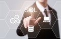 SQL Programming Language Web Development Coding Concept Royalty Free Stock Photo