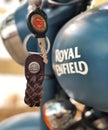 Royal Enfield bikes in India Royalty Free Stock Photo