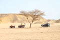 Squads in desert in Marsa Alam