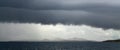 A squall line, Sardinia Royalty Free Stock Photo