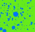 Square abstract blue spots on green background Royalty Free Stock Photo