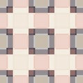 Square abstract plaid vintage seamless pattern.