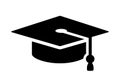 Square academic cap mortarboard icon Royalty Free Stock Photo
