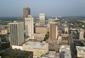 Over the Downtown City Center Skyline of Little Rock Arkansas State Capitol Royalty Free Stock Photo