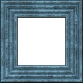 Square aged wooden frame Royalty Free Stock Photo