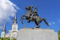 Andrew Jackson Statue Saint Louis Cathedral New Orleans Louisiana