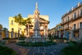 The Square of the Angel in colonial Old Havana Royalty Free Stock Photo