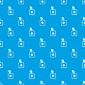 Square apple pattern seamless blue
