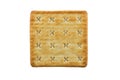 Square baked cracker