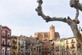 Square of Balaguer, Lleida province, Catalonia, Spain Royalty Free Stock Photo