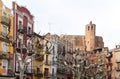 Square of Balaguer, Lleida province, Catalonia, Spain Royalty Free Stock Photo